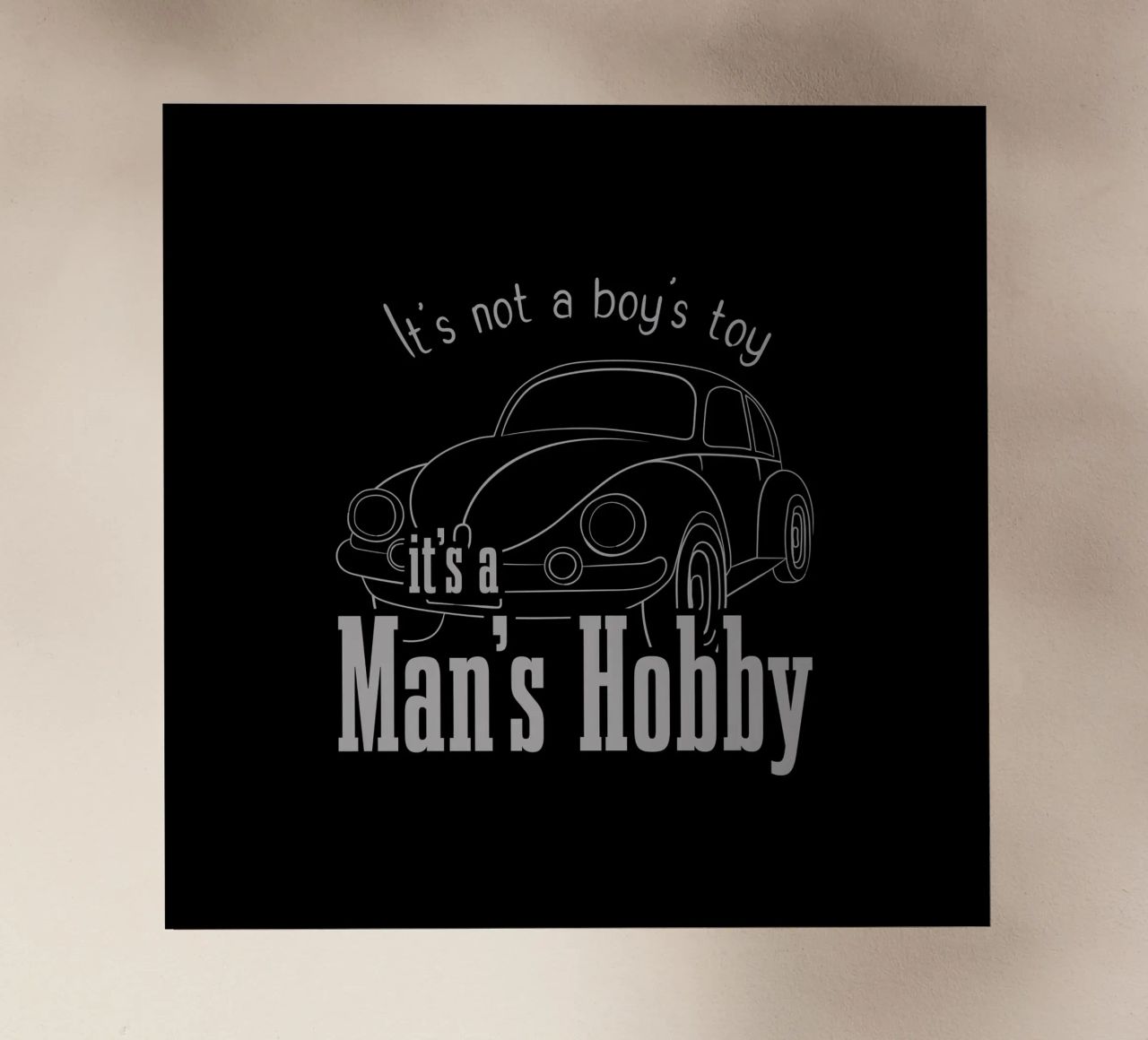 L'automodellismo non è un giocattolo per ragazzi. È un hobby da uomo pellicola backlit da Loobs