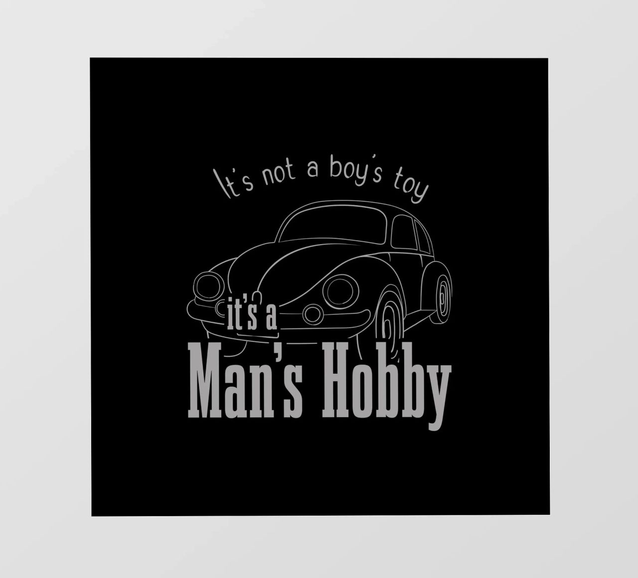 L'automodellismo non è un giocattolo per ragazzi. È un hobby da uomo pellicola backlit da Loobs
