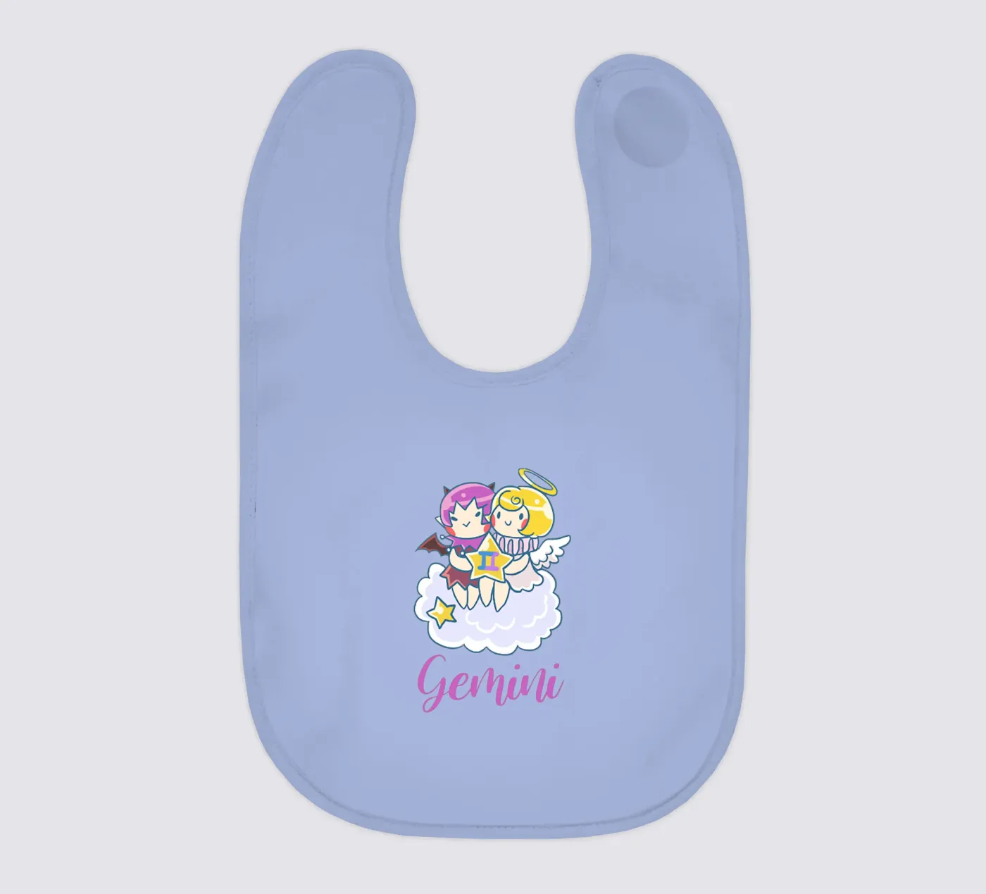 Gemini baby bib by Kiroiharu