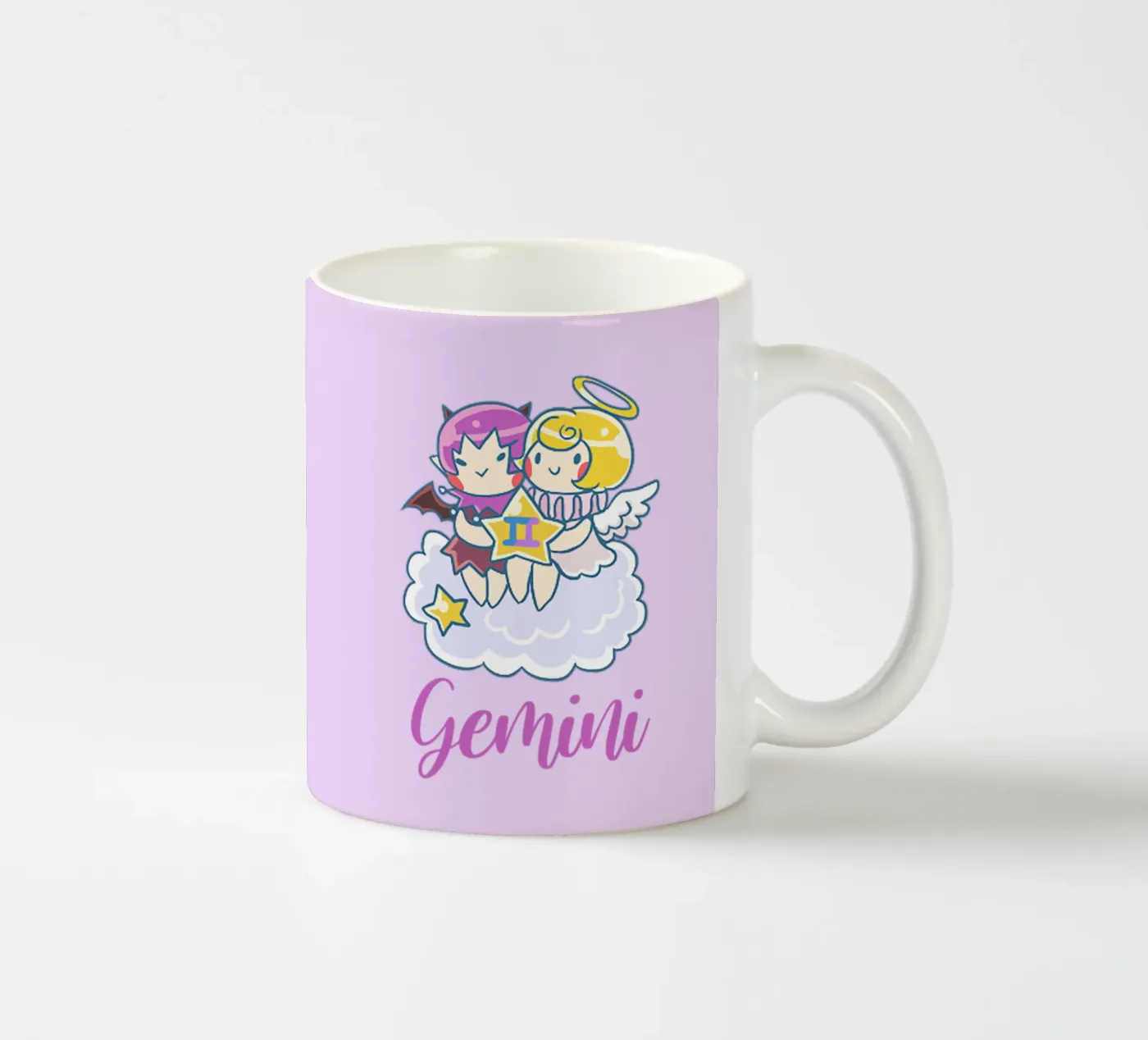 Gemini ceramic mug by Kiroiharu