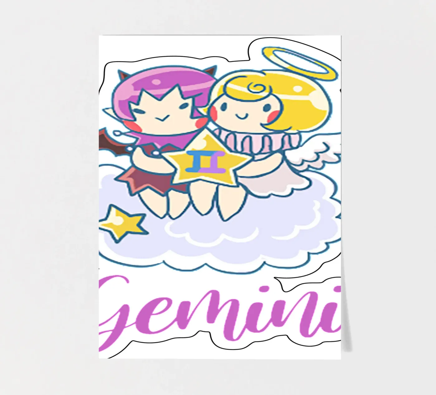 Gemini sticker sheet by Kiroiharu