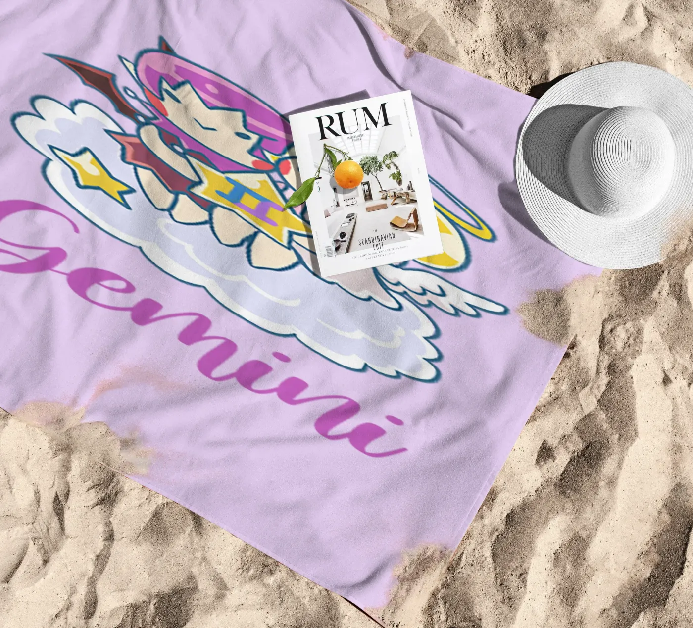 Tweelingen strandhanddoek van Kiroiharu