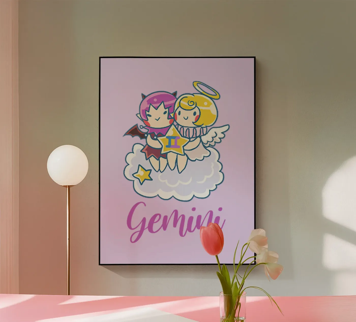 Tweelingen acryl van Kiroiharu