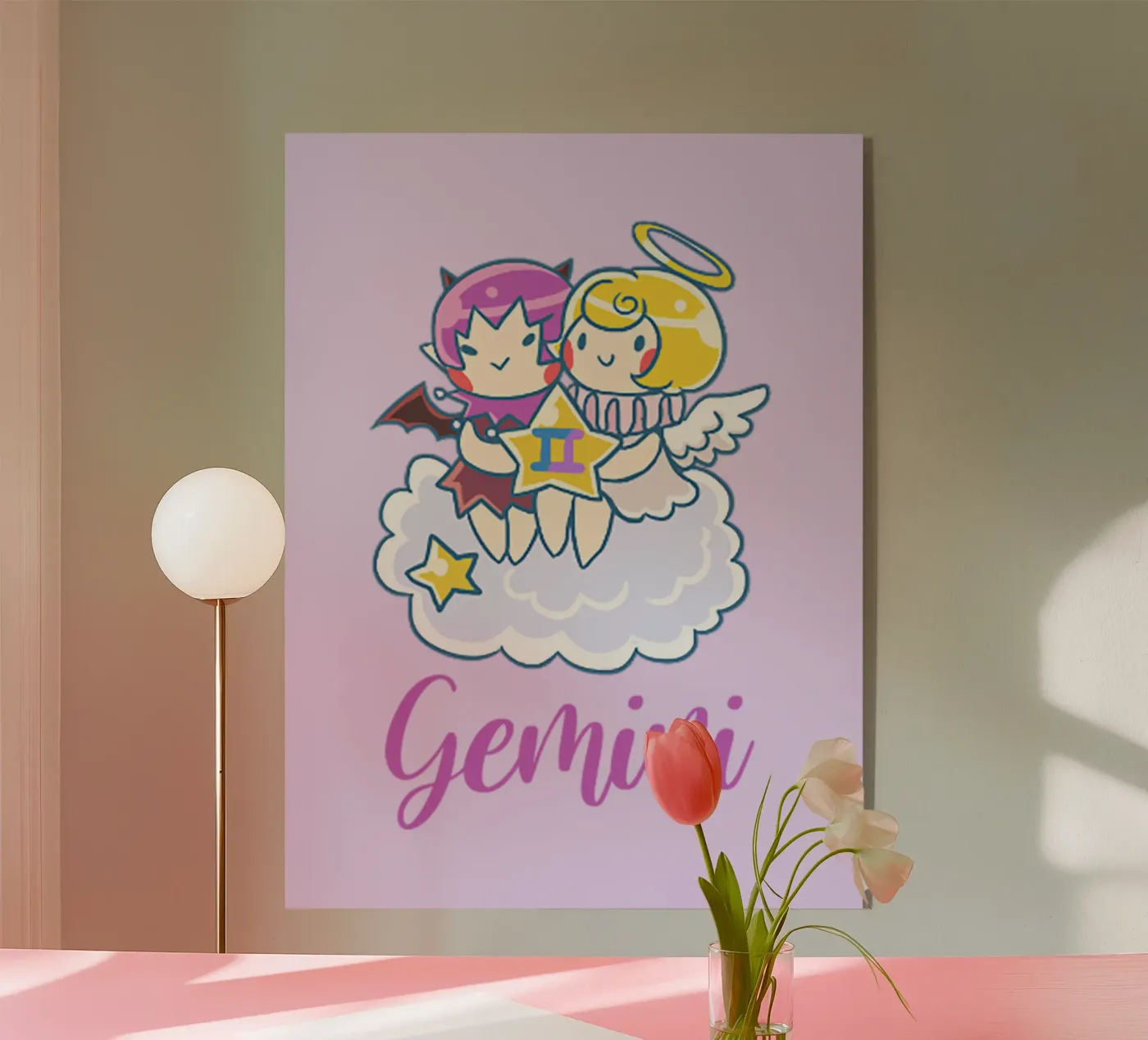 Tweelingen acryl van Kiroiharu