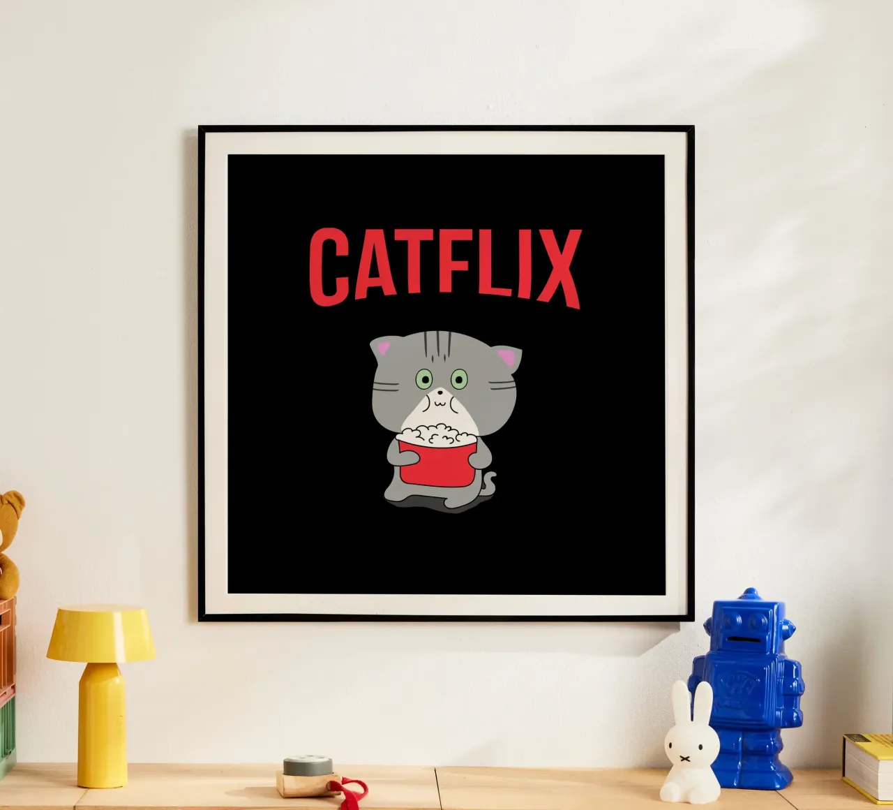 Catflix poster da Loobs