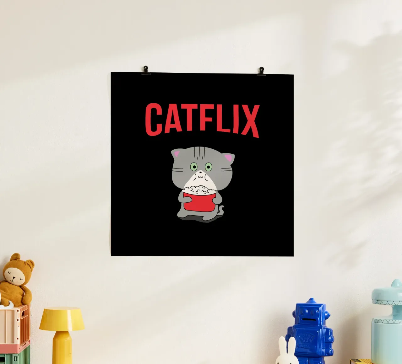 Catflix poster da Loobs