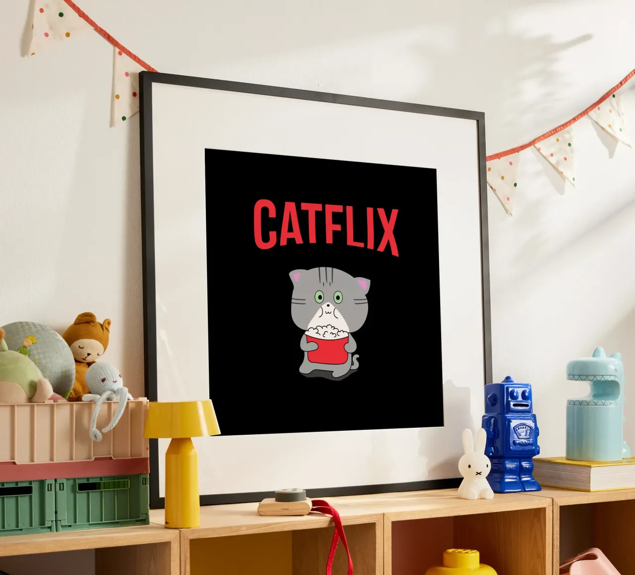 Catflix poster da Loobs