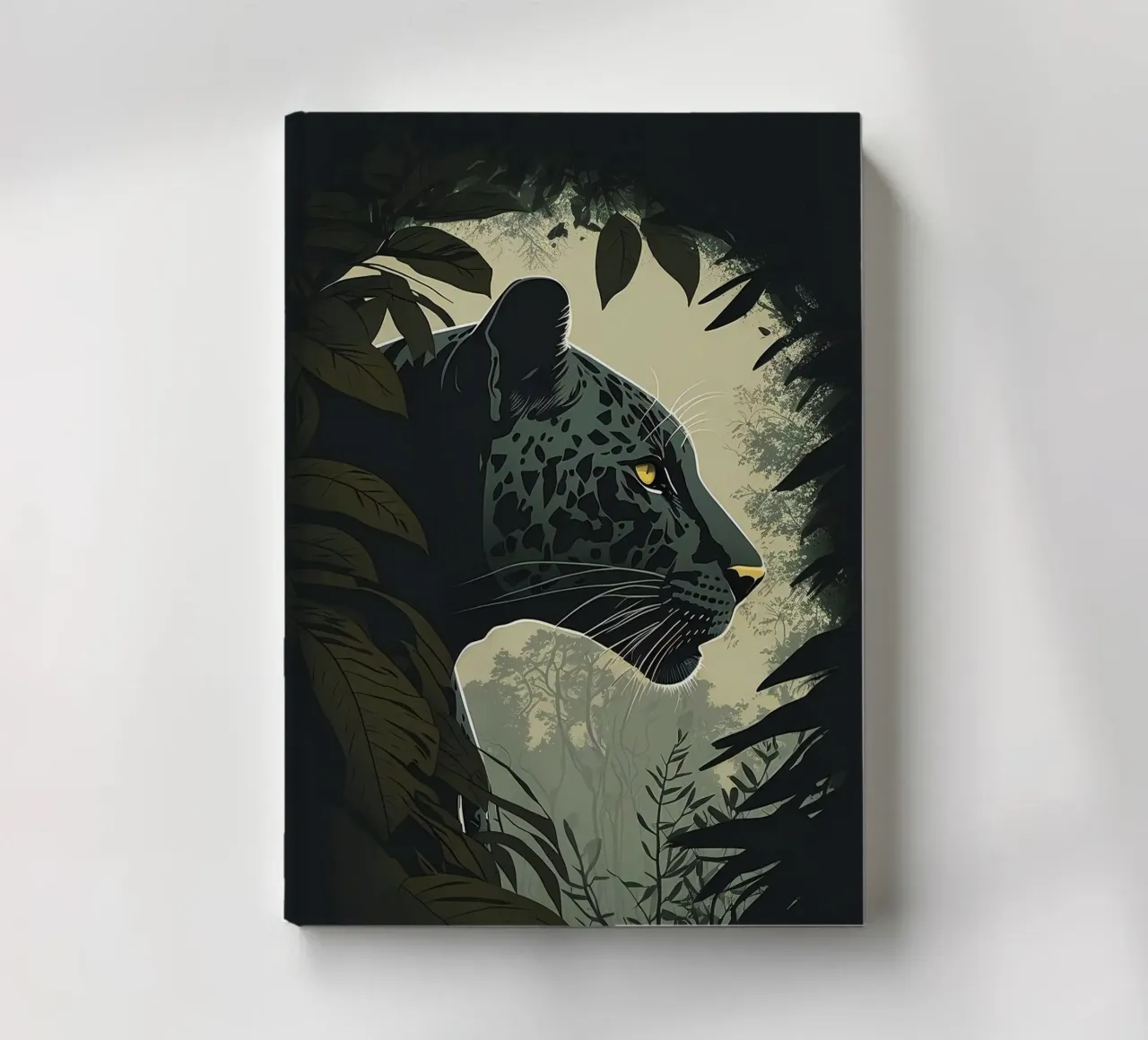 tiger in forest notebook by saimo