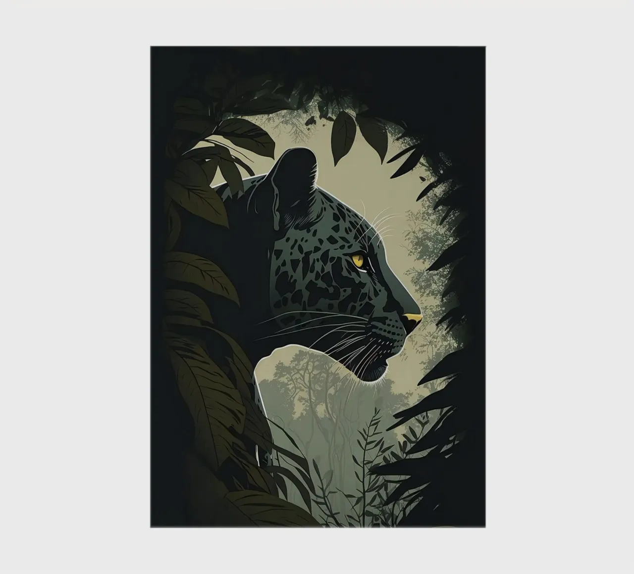 tiger in forest notebook by saimo