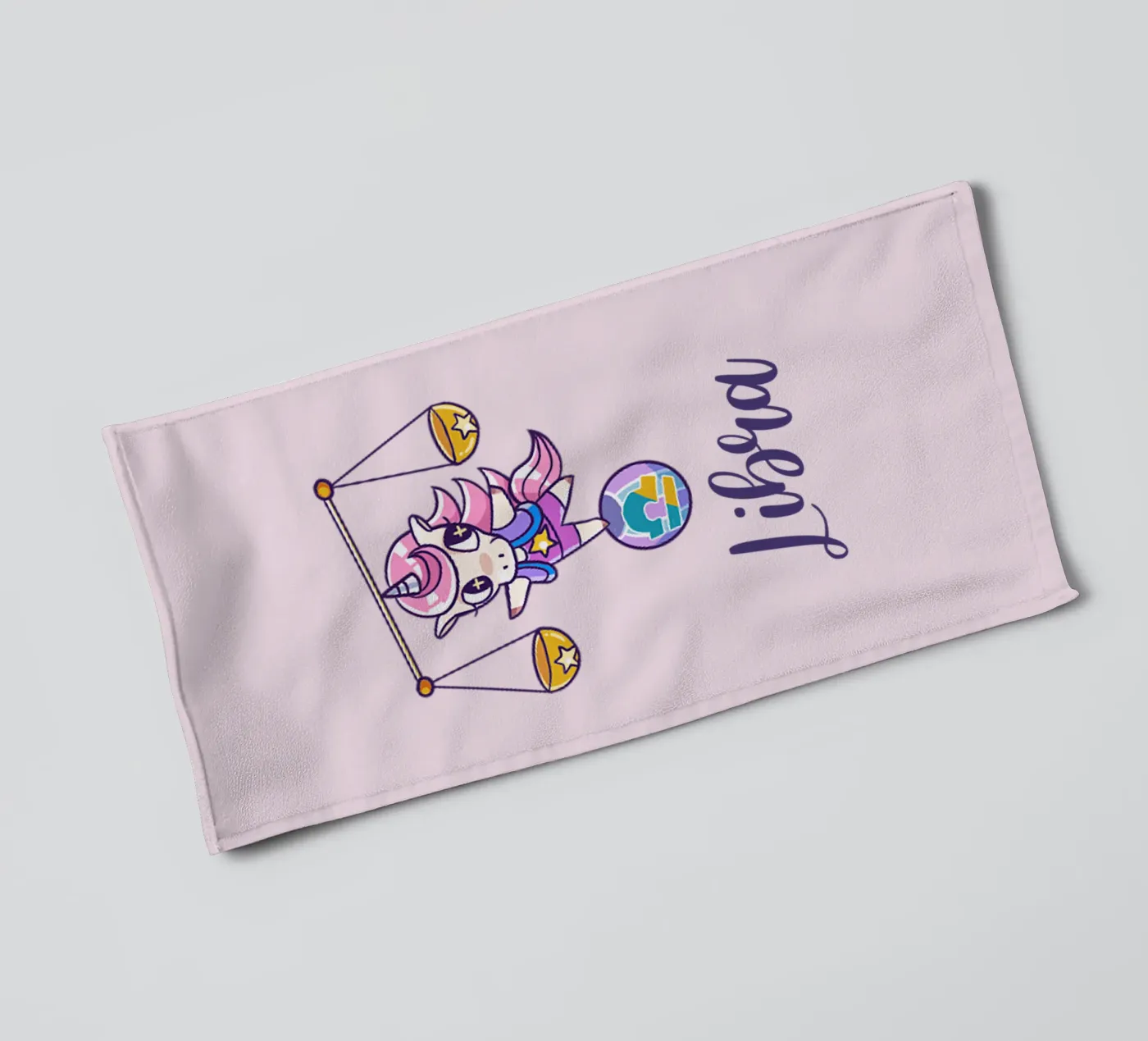 Libra towel by Kiroiharu