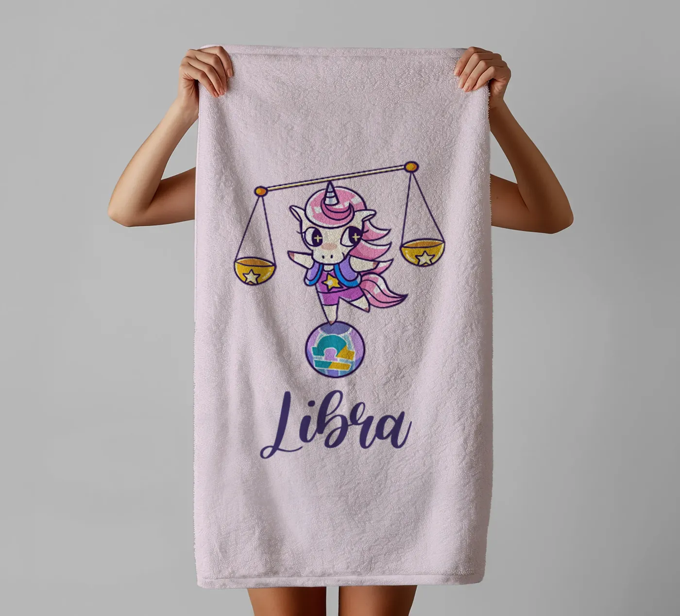 Libra towel by Kiroiharu