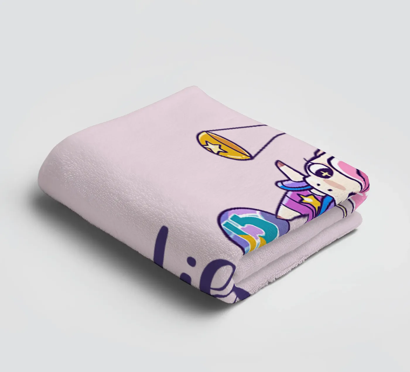 Libra towel by Kiroiharu