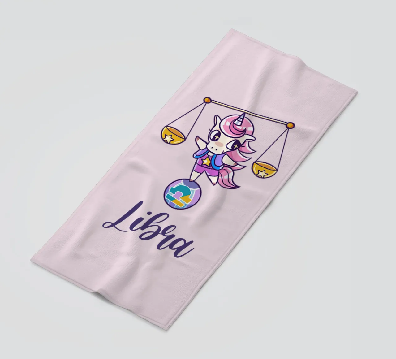 Libra beach towel by Kiroiharu