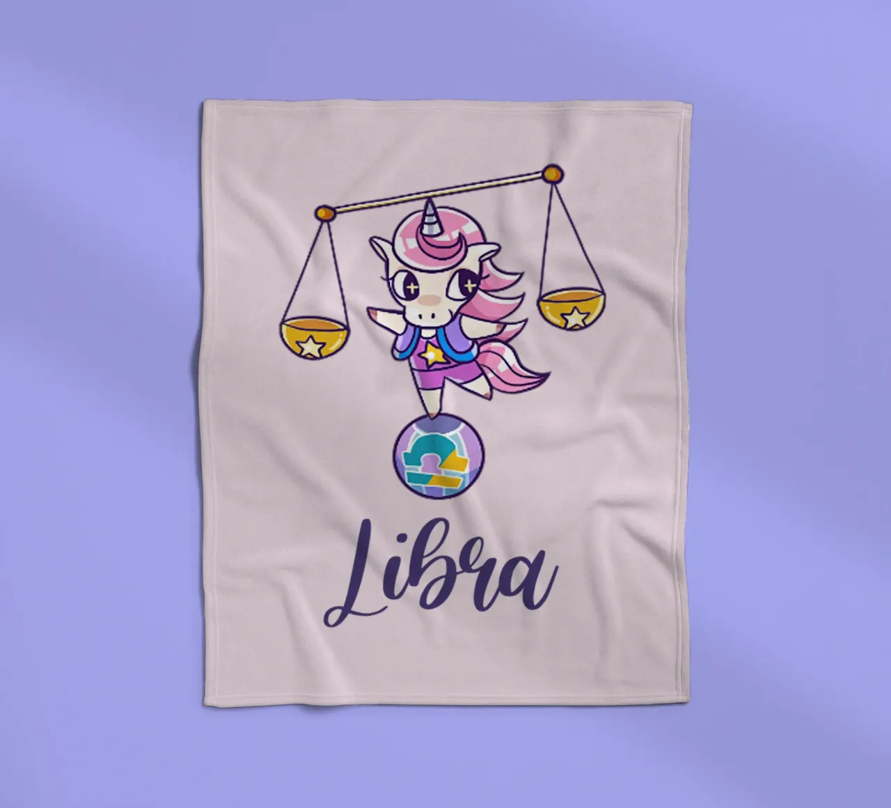 Libra Fleecedecke von Kiroiharu