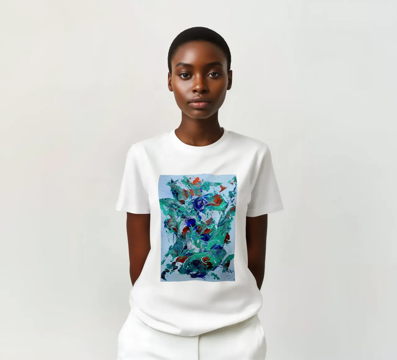 IDAL GIFT 53 t-shirt da Thierry Vobmann Abstract painting