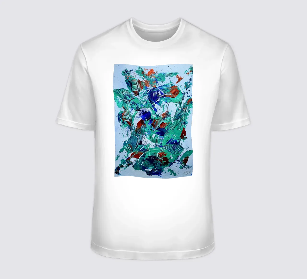 IDAL GIFT 53 t-shirt da Thierry Vobmann Abstract painting