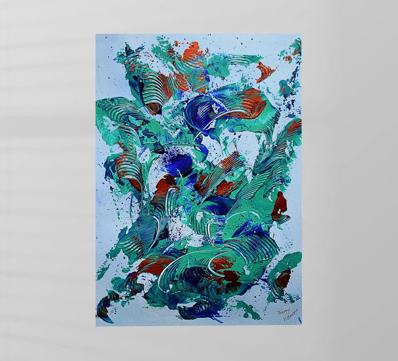 IDAL GIFT 53 pellicola backlit da Thierry Vobmann Abstract painting