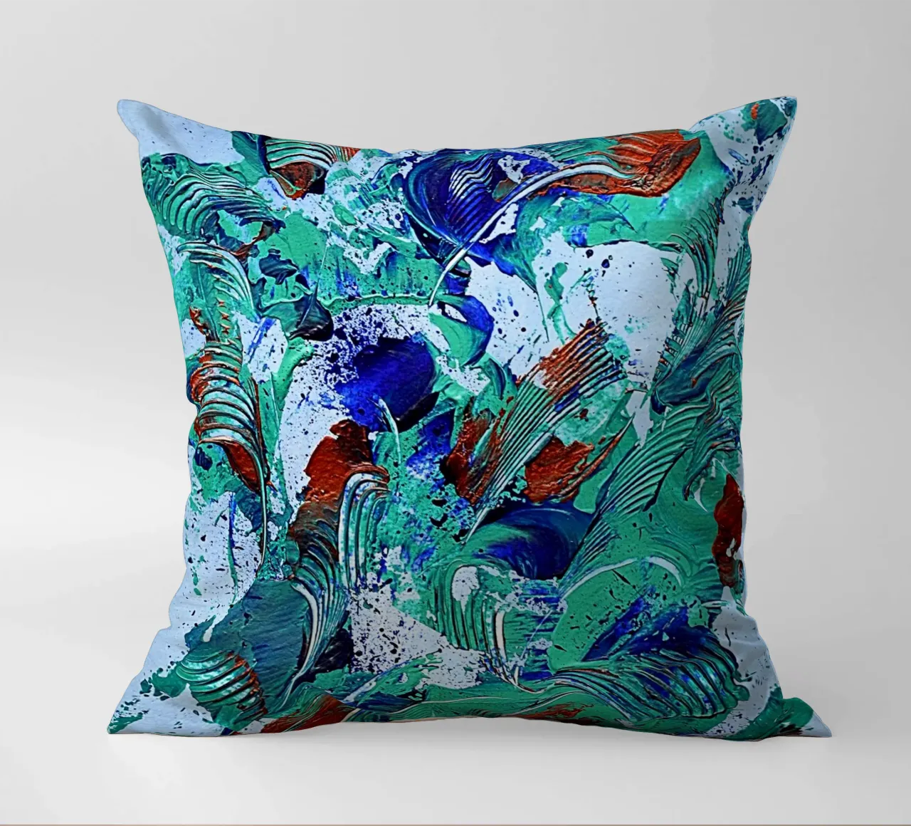 IDAL GIFT 53 cuscino da Thierry Vobmann Abstract painting