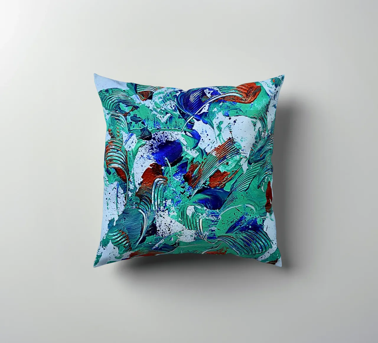 IDAL GIFT 53 cuscino da Thierry Vobmann Abstract painting