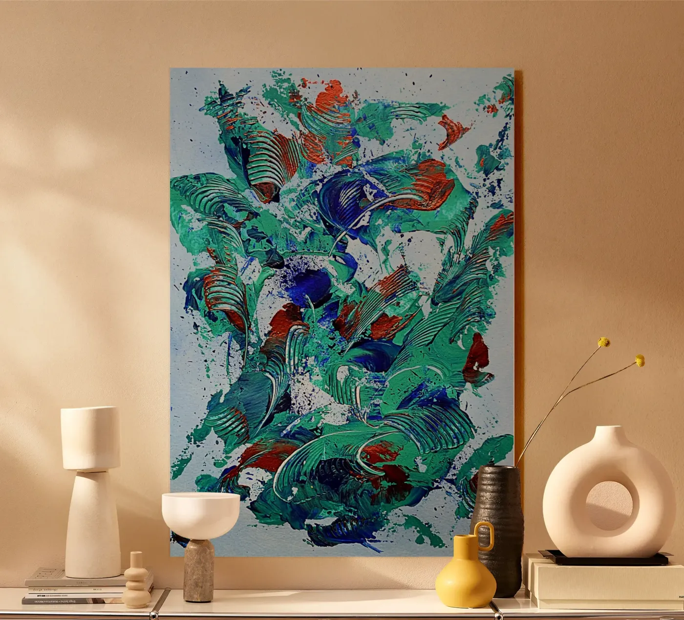 IDAL GIFT 53 plexiglass da Thierry Vobmann Abstract painting