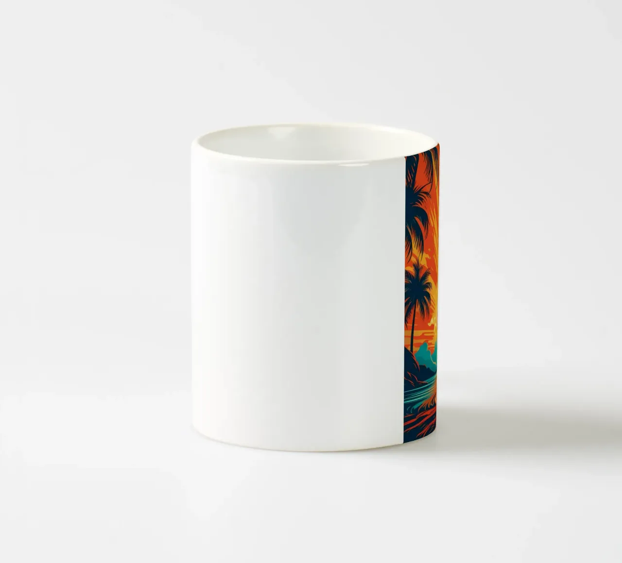 sunset tazza in ceramica da saimo