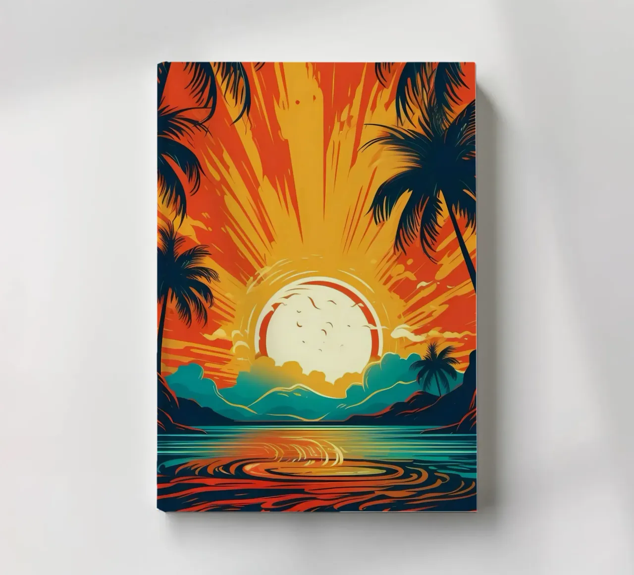 sunset notebook by saimo