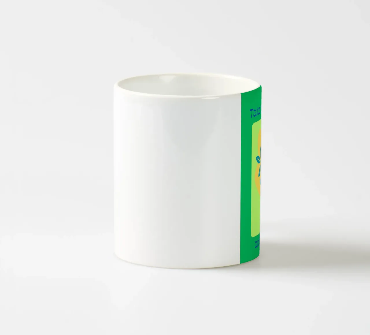 Respirate profondamente e continuate ad andare avanti tazza in ceramica da inspirational quote