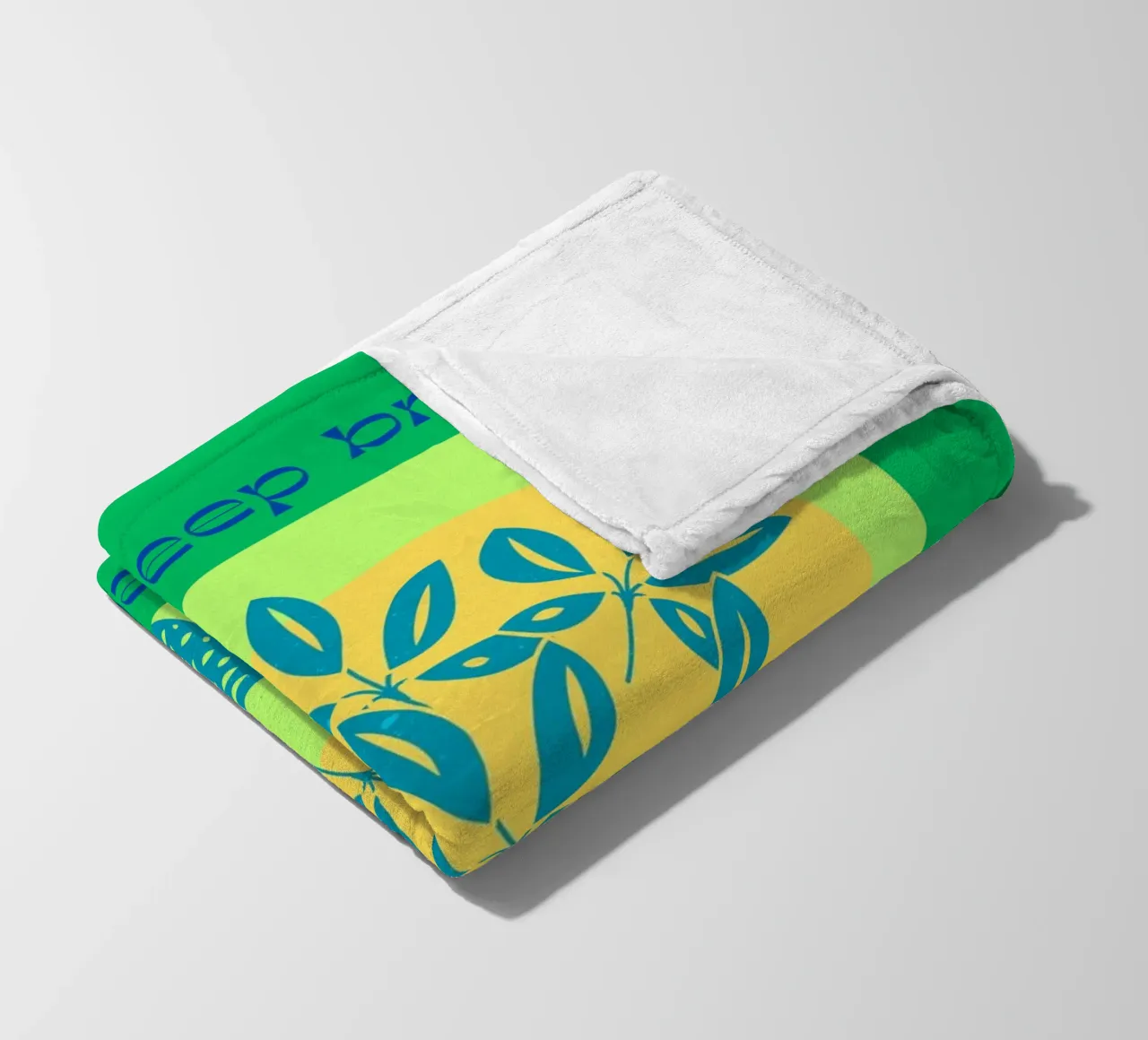Respirate profondamente e continuate ad andare avanti coperta in pile da inspirational quote