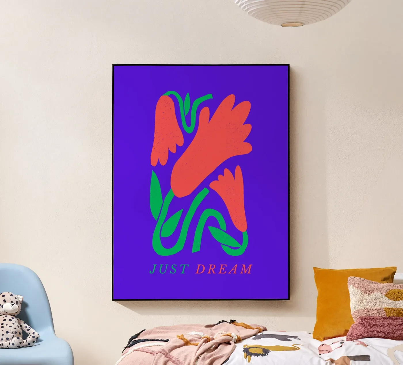 Solo sogno plexiglass da inspirational quote