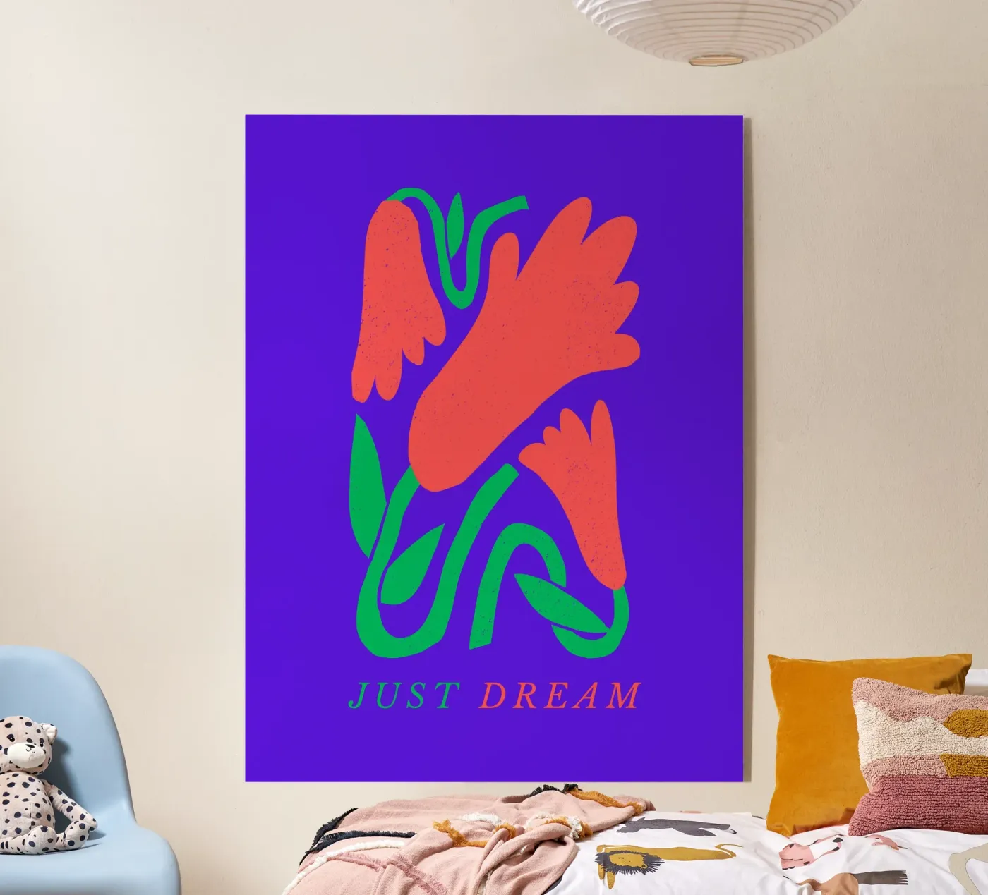 Solo sogno plexiglass da inspirational quote