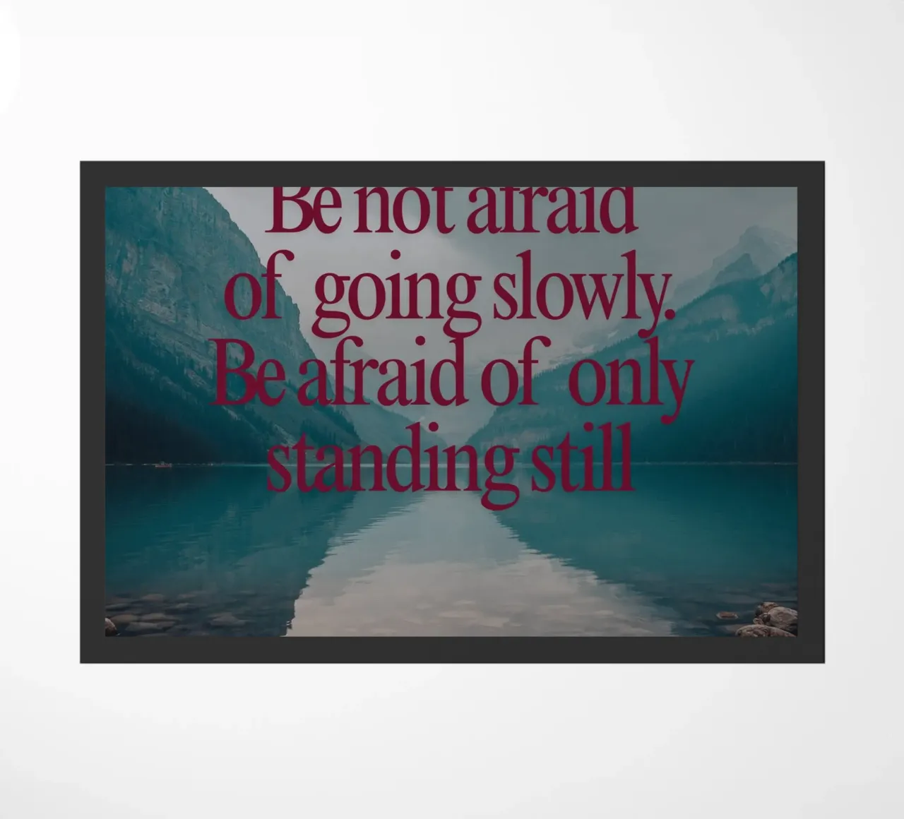 Progressi lenti e costanti zerbino da inspirational quote