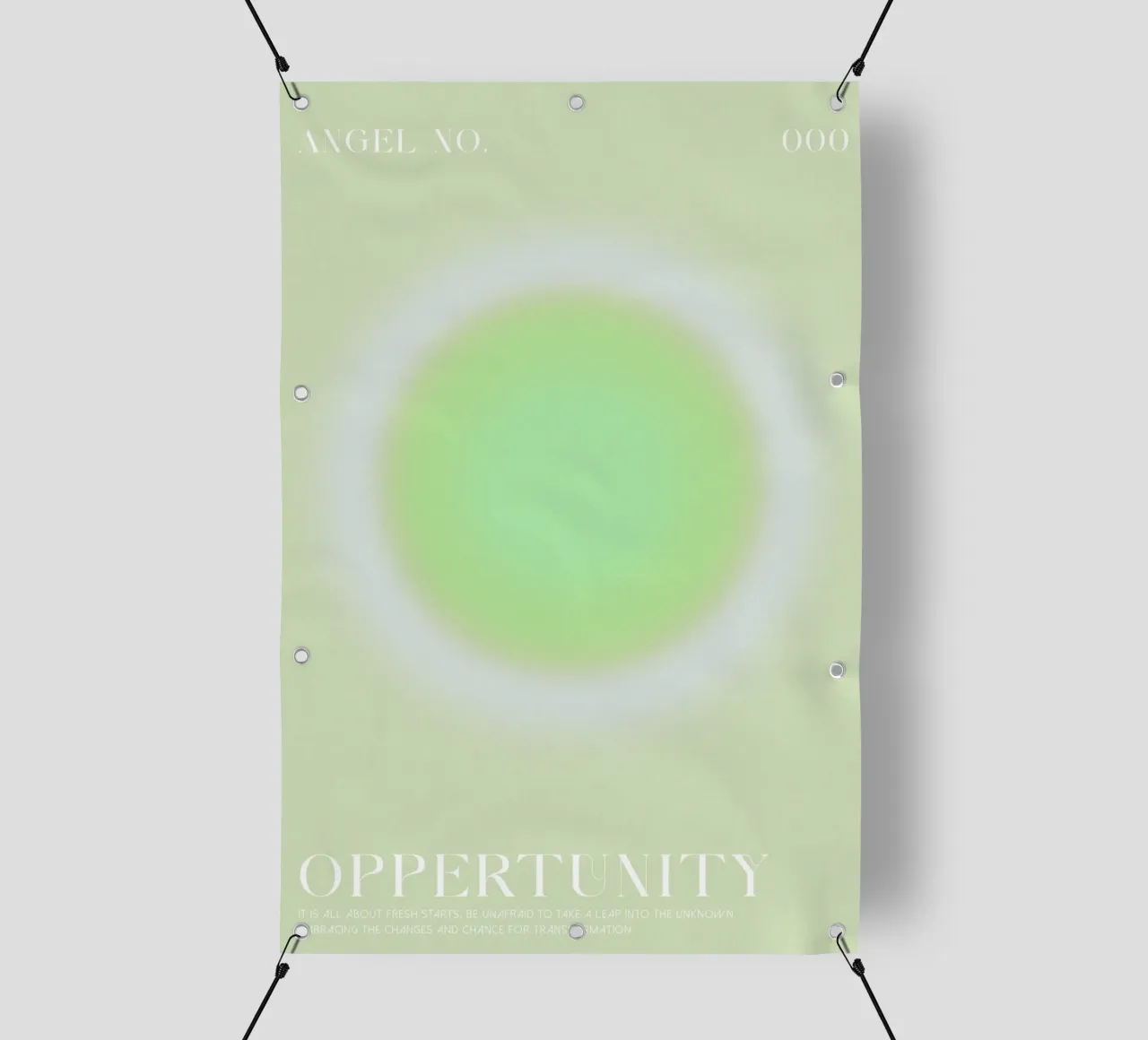 Angelo numero 000 telo in pvc da Malou-Studio