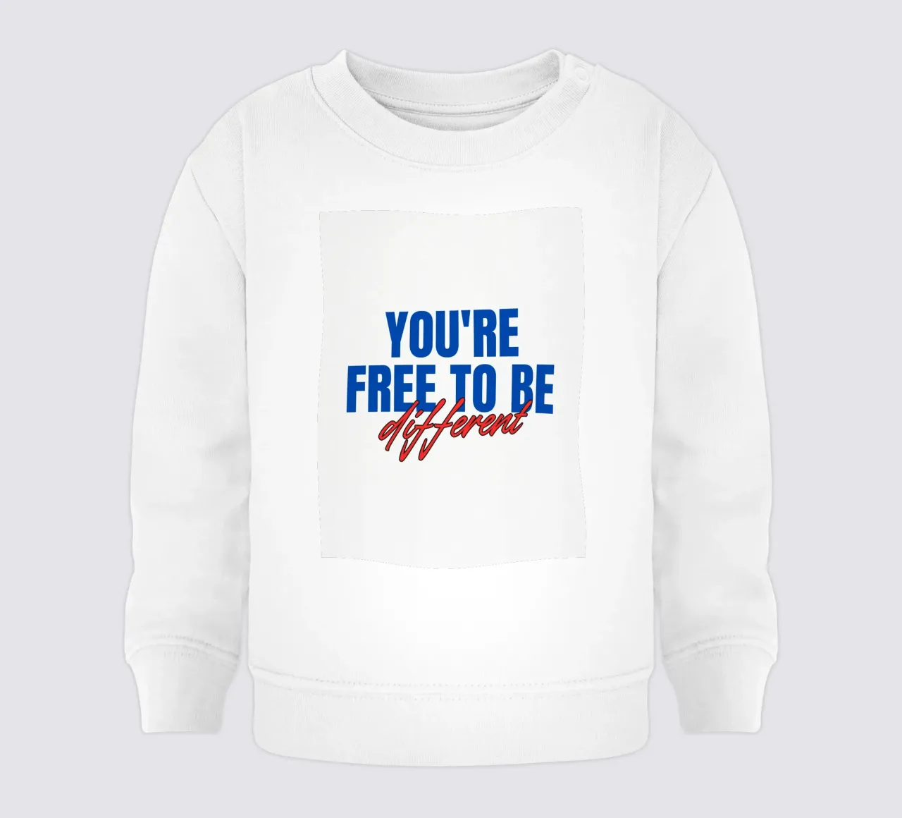 Siete liberi di essere diversi felpa neonato da inspirational quote
