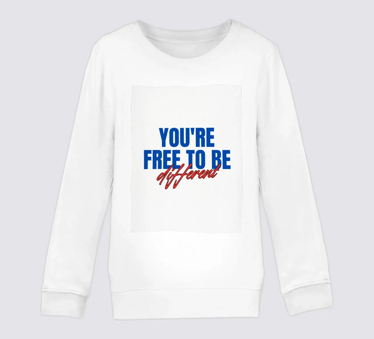 Siete liberi di essere diversi felpa bambino da inspirational quote