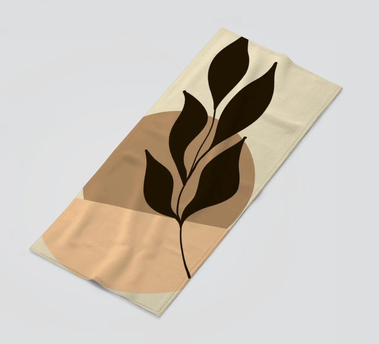 Essential Harmony - Minimal Abstract Pastel Wall Art serviette de plage de Kiroiharu
