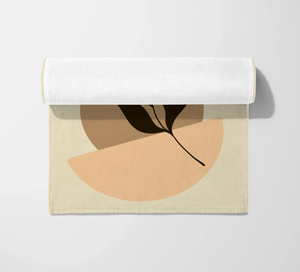 Essential Harmony - Minimal Abstract Pastel Wall Art serviette de plage de Kiroiharu