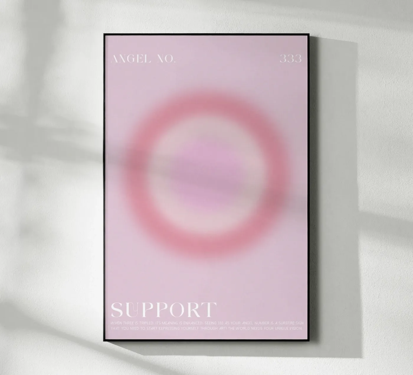 Angel Number 333 plexiglass da Malou-Studio