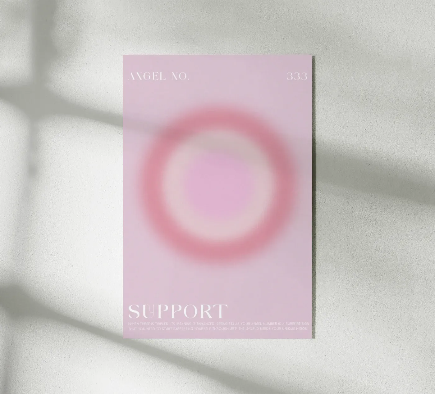 Angel Number 333 plexiglass da Malou-Studio