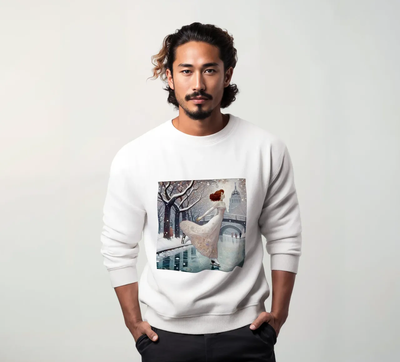 Dancing on Ice felpa da Art-Nouveau-Dsg