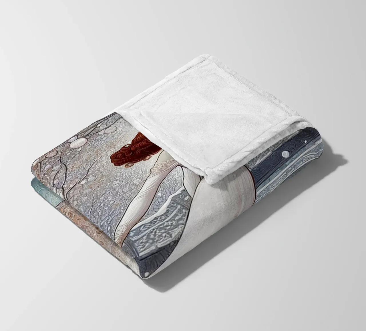 Dancing on Ice coperta in pile da Art-Nouveau-Dsg