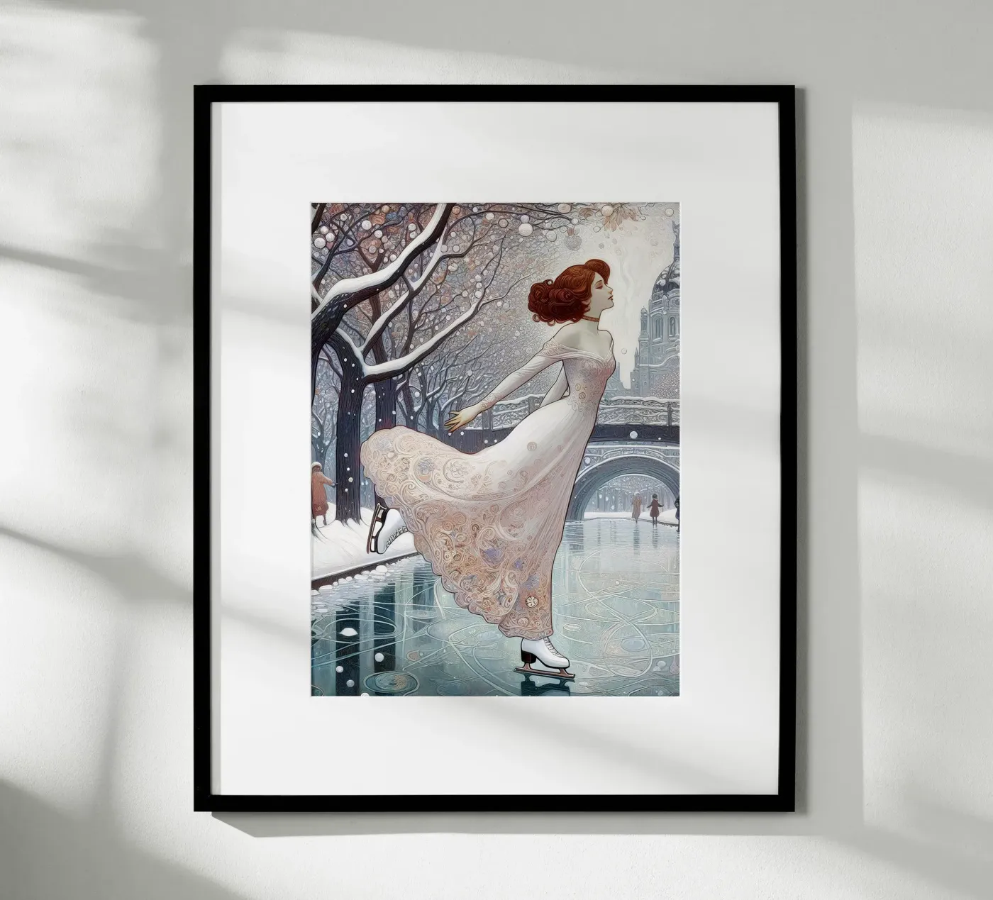 Dancing on Ice poster da Art-Nouveau-Dsg