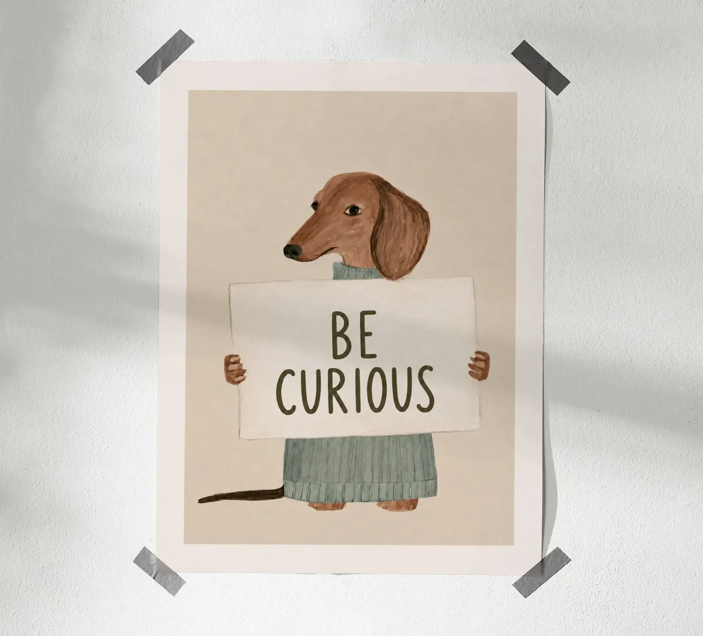 Be Curious poster by Aimee