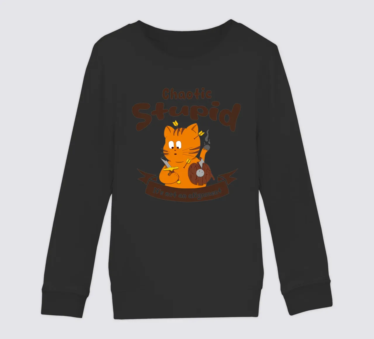 Caotico Stupido non è un allineamento felpa bambino da Loobs