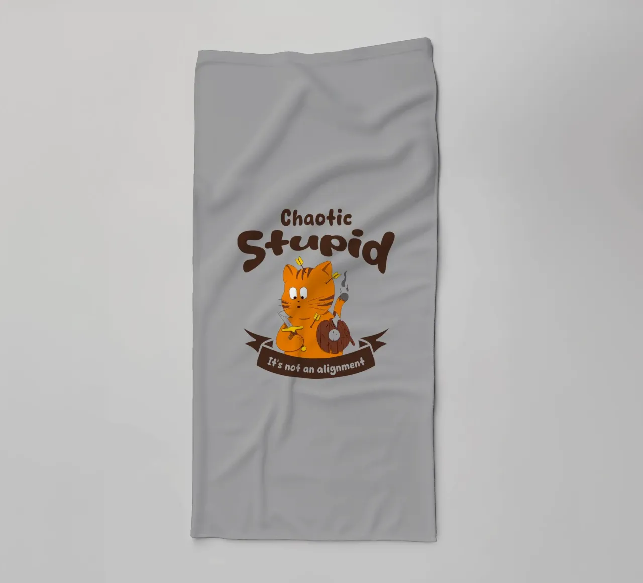 Chaotic Stupid it's not an alignment towel by Loobs