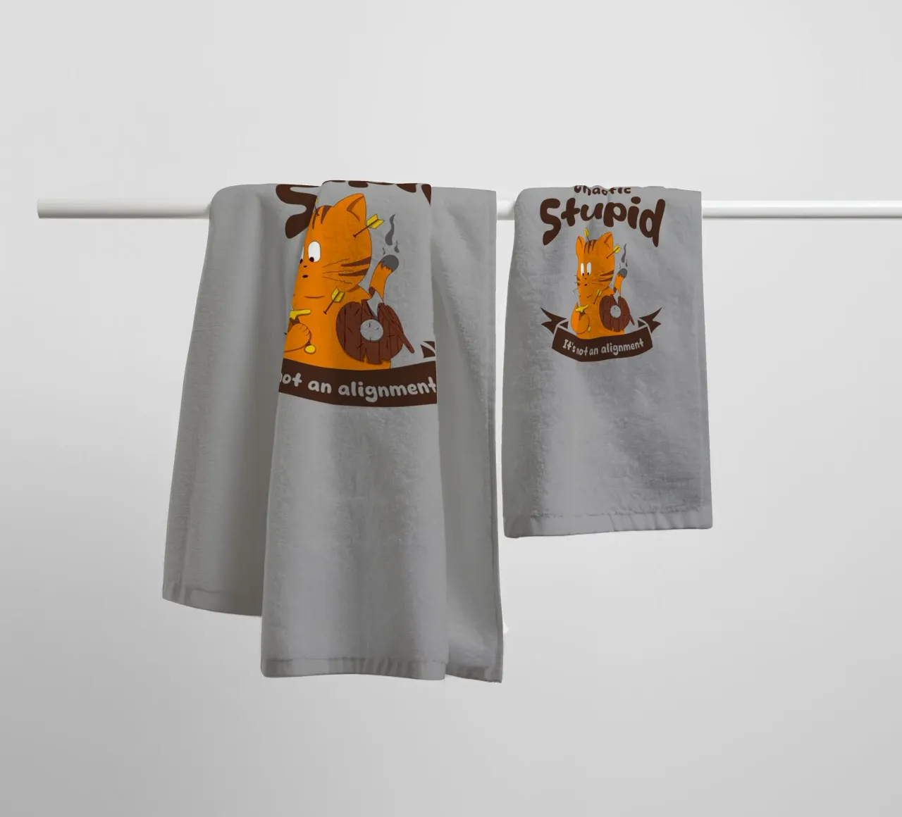 Chaotic Stupid it's not an alignment towel by Loobs
