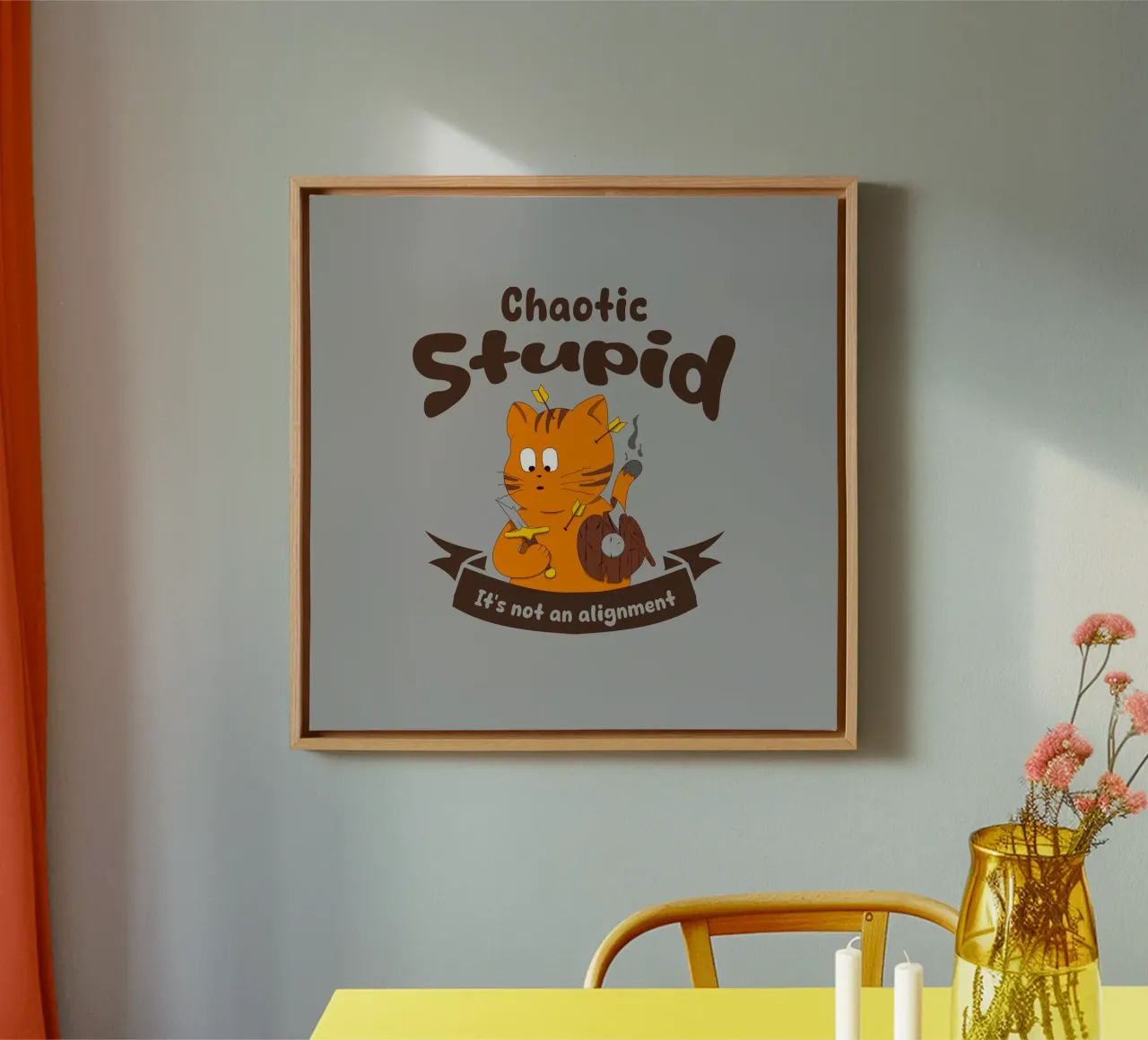 Chaotic Stupid it's not an alignment canvas by Loobs