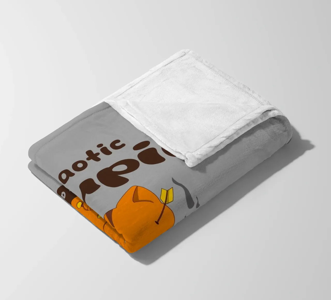 Caotico Stupido non è un allineamento coperta in pile da Loobs