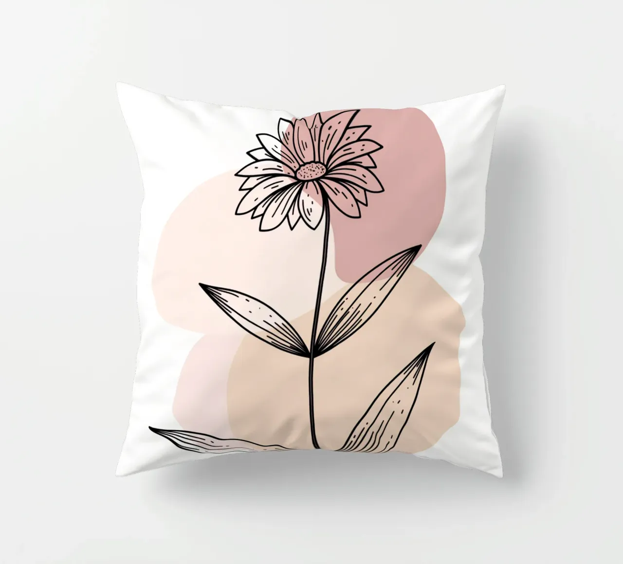 Retro flower decorative cushion by Kiroiharu