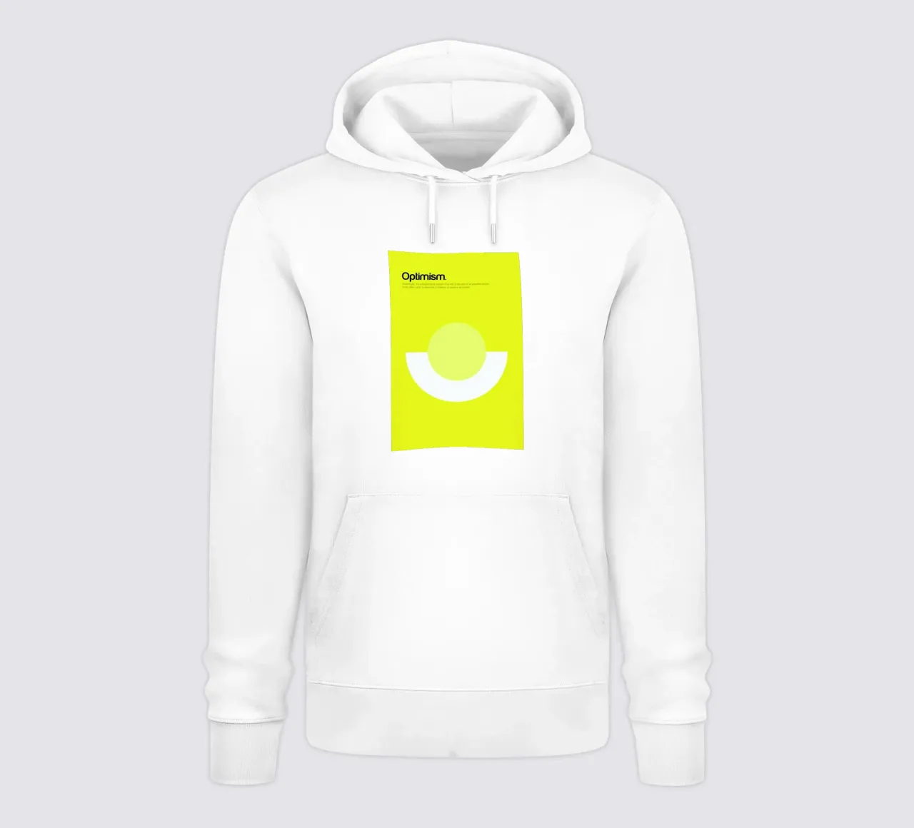 Optimism hoodie van Genís Carreras