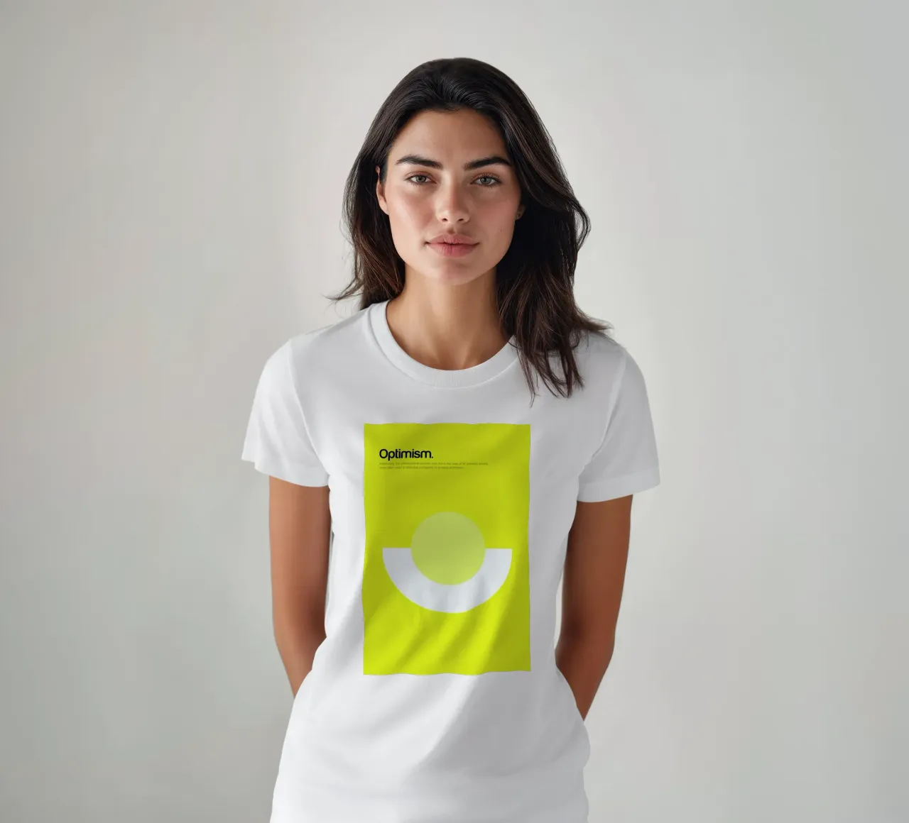 Optimism t-shirt by Genís Carreras